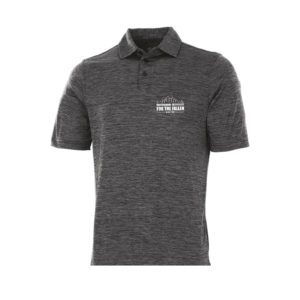 Black Space Dye Polo